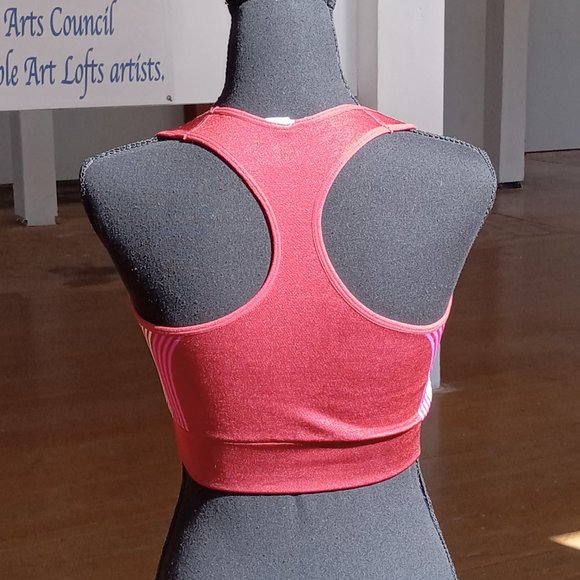 Two-piece rust pink and beige at athletic set - Picture 7 of 10